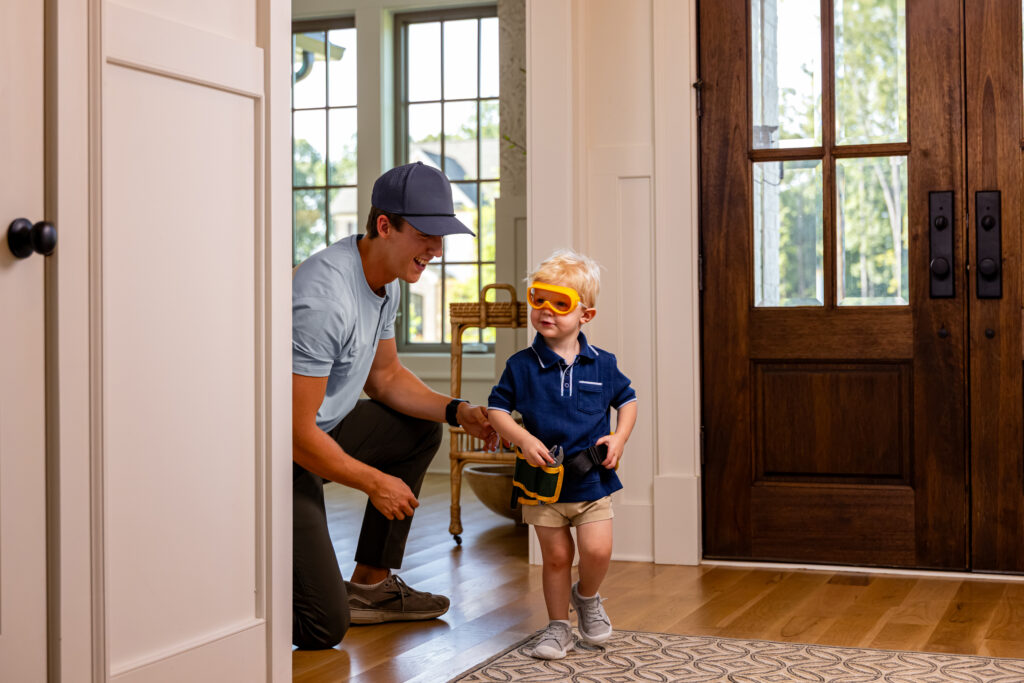 A father and his son